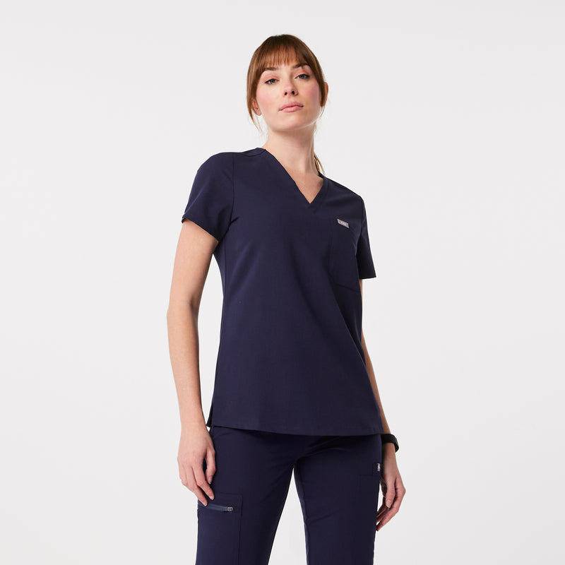 Catarina One-Pocket Scrub Top™ in Navy